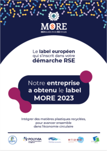 Affiche Label More 2023 et politique RSE